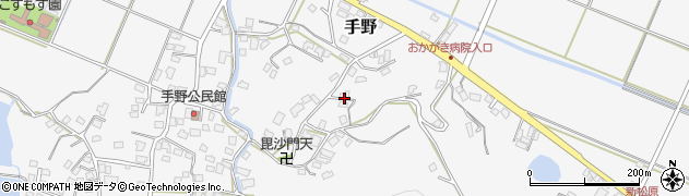 福岡県遠賀郡岡垣町手野749周辺の地図