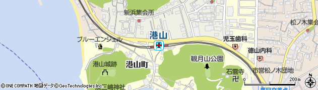 港山駅周辺の地図