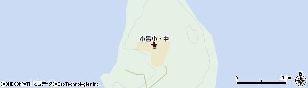 福岡市立小呂小中学校周辺の地図