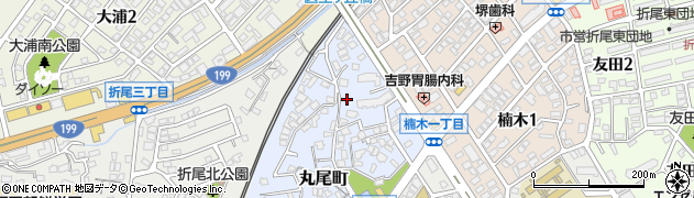 福岡県北九州市八幡西区丸尾町周辺の地図