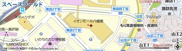 デザート王国 イオンモール八幡東店周辺の地図
