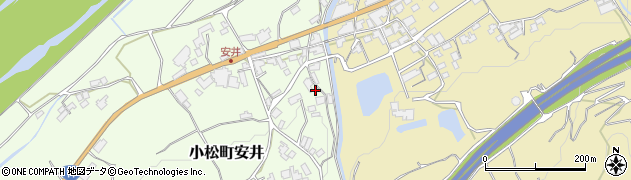 愛媛県西条市小松町安井204周辺の地図