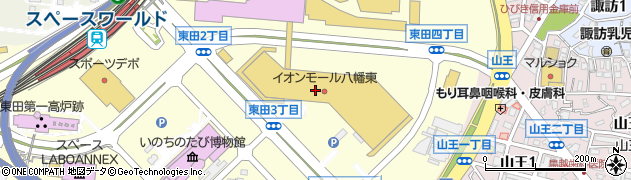 ジュージヤカルチャーセンター　イオン八幡東周辺の地図