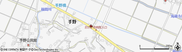 福岡県遠賀郡岡垣町手野498周辺の地図