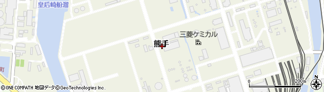福岡県北九州市八幡西区熊手周辺の地図