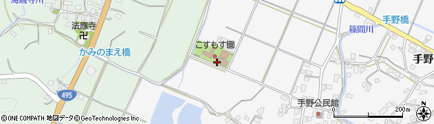 福岡県遠賀郡岡垣町手野403-1周辺の地図