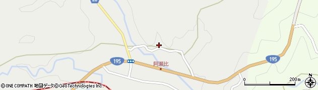 徳島県阿南市阿瀬比町前田周辺の地図