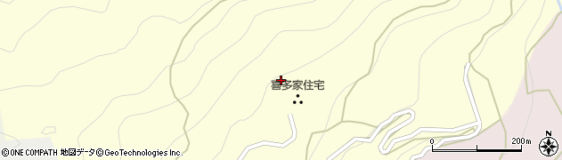 喜多家周辺の地図