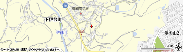 愛媛県松山市下伊台町299周辺の地図