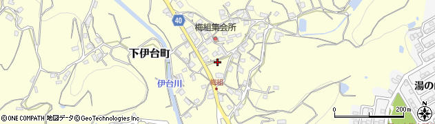 愛媛県松山市下伊台町453周辺の地図