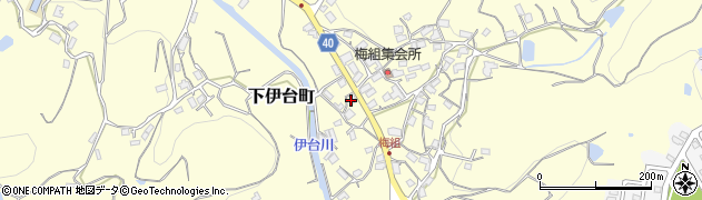 愛媛県松山市下伊台町581周辺の地図