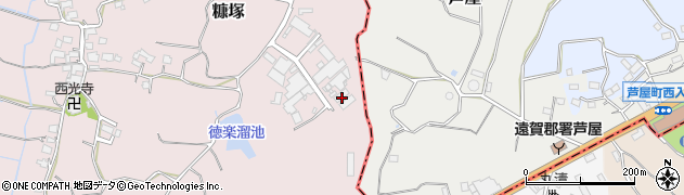 福岡県遠賀郡岡垣町糠塚1213周辺の地図