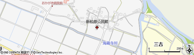 新松原公民館周辺の地図