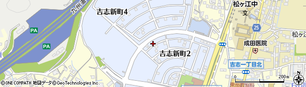 福岡県北九州市門司区吉志新町周辺の地図