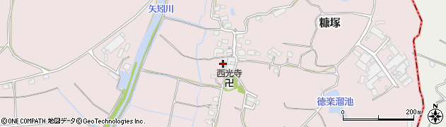 福岡県遠賀郡岡垣町糠塚1398周辺の地図