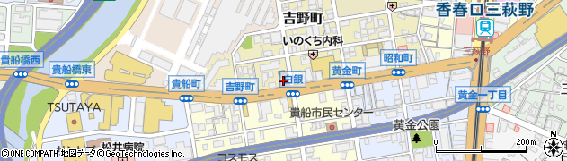 小倉白銀郵便局 ＡＴＭ周辺の地図