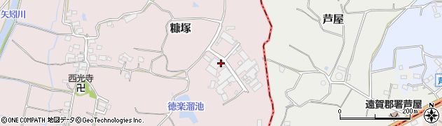 アジア興業株式会社　岡垣工場周辺の地図