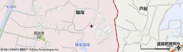 福岡県遠賀郡岡垣町糠塚1200周辺の地図