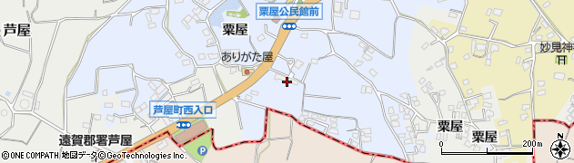 福岡県遠賀郡芦屋町粟屋1133周辺の地図