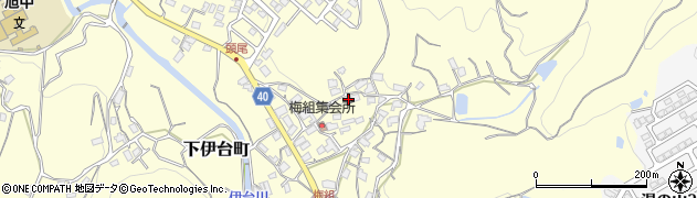 愛媛県松山市下伊台町423周辺の地図