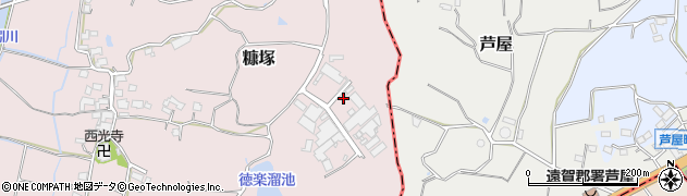 福岡県遠賀郡岡垣町糠塚1203周辺の地図