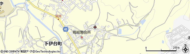 愛媛県松山市下伊台町421周辺の地図