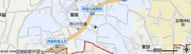 福岡県遠賀郡芦屋町粟屋1150周辺の地図