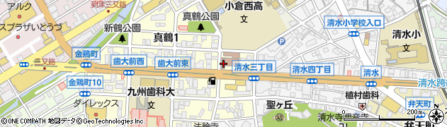 北九州総合労働会館周辺の地図