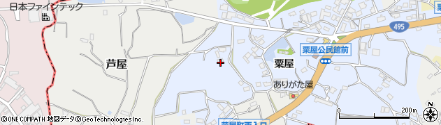福岡県遠賀郡芦屋町粟屋1252周辺の地図