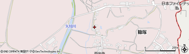 福岡県遠賀郡岡垣町糠塚1343周辺の地図