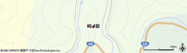 和歌山県印南町（日高郡）崎ノ原周辺の地図