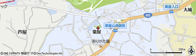 福岡県遠賀郡芦屋町粟屋1197周辺の地図
