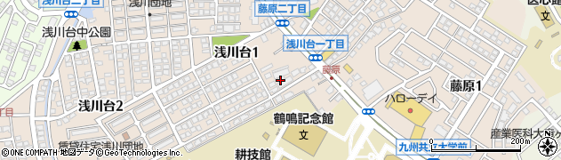 九州共立大福秀寮周辺の地図