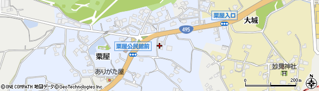 福岡県遠賀郡芦屋町粟屋1036周辺の地図