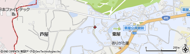 福岡県遠賀郡芦屋町粟屋1241周辺の地図
