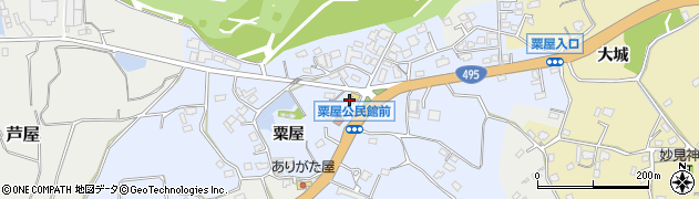 福岡県遠賀郡芦屋町粟屋1156周辺の地図