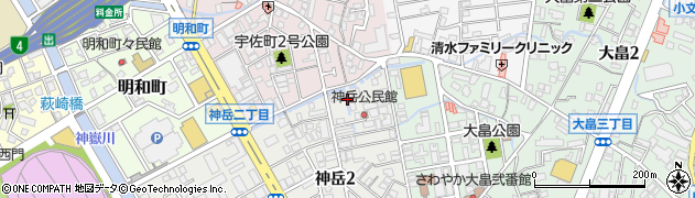 林田工業周辺の地図