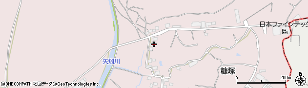 福岡県遠賀郡岡垣町糠塚1475周辺の地図