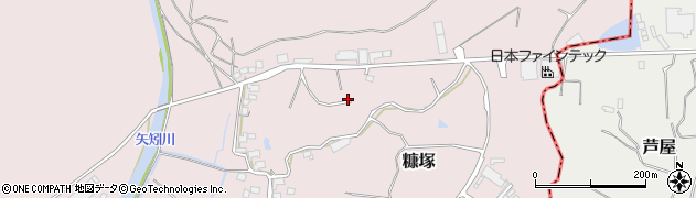 福岡県遠賀郡岡垣町糠塚1331周辺の地図
