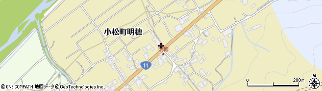 愛媛県西条市小松町明穂330周辺の地図