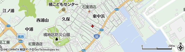 徳島県阿南市橘町東中浜130周辺の地図