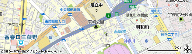 福岡県北九州市小倉北区萩崎町6周辺の地図