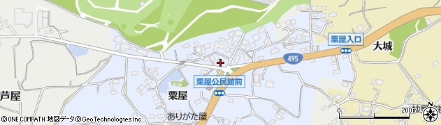 福岡県遠賀郡芦屋町粟屋1161周辺の地図
