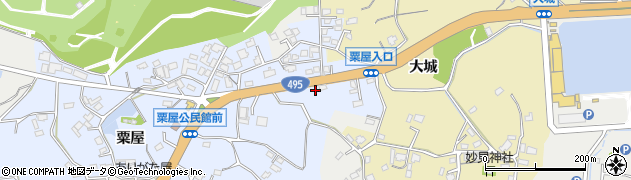 福岡県遠賀郡芦屋町粟屋975周辺の地図