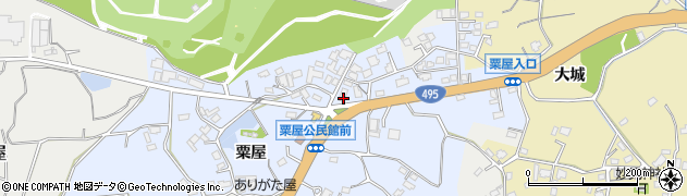 福岡県遠賀郡芦屋町粟屋1024周辺の地図