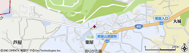福岡県遠賀郡芦屋町粟屋1179周辺の地図