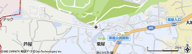 福岡県遠賀郡芦屋町粟屋1223周辺の地図
