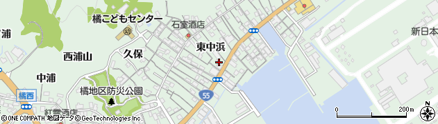 徳島県阿南市橘町東中浜84周辺の地図