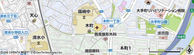 １００円ショップセリア　小倉原町店周辺の地図