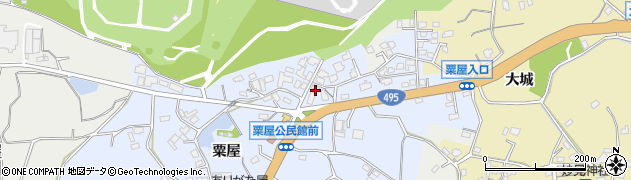 福岡県遠賀郡芦屋町粟屋1020周辺の地図